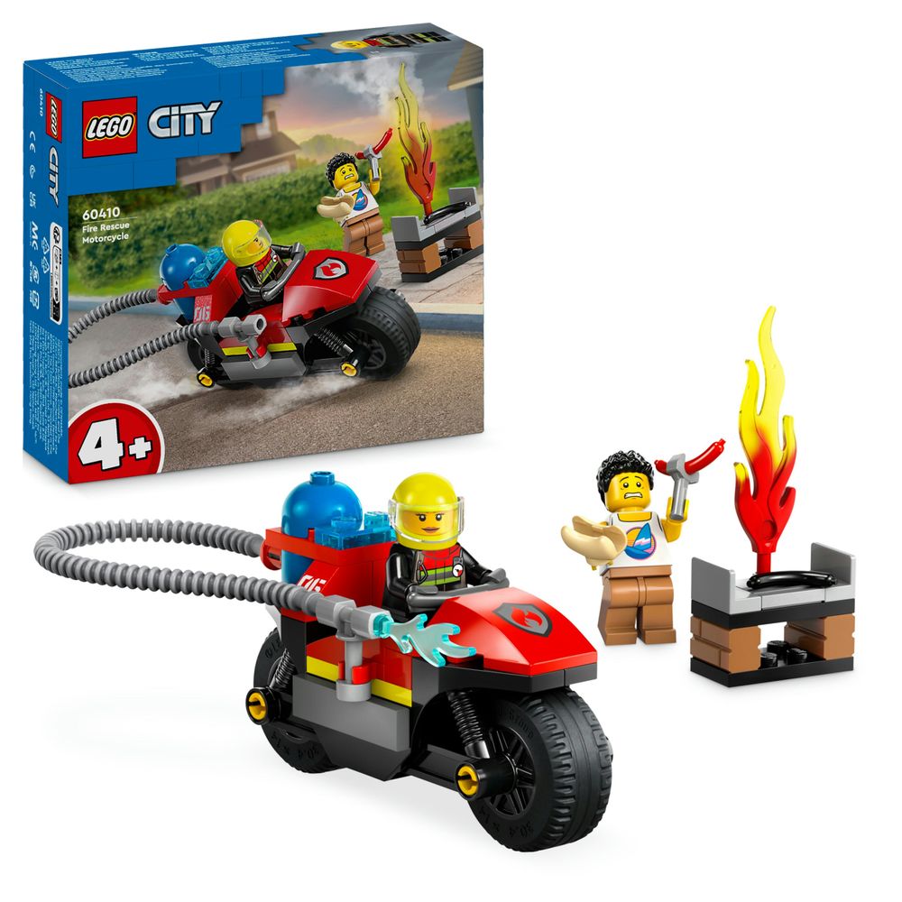 Fire Rescue Motorcycle LEGO 60410