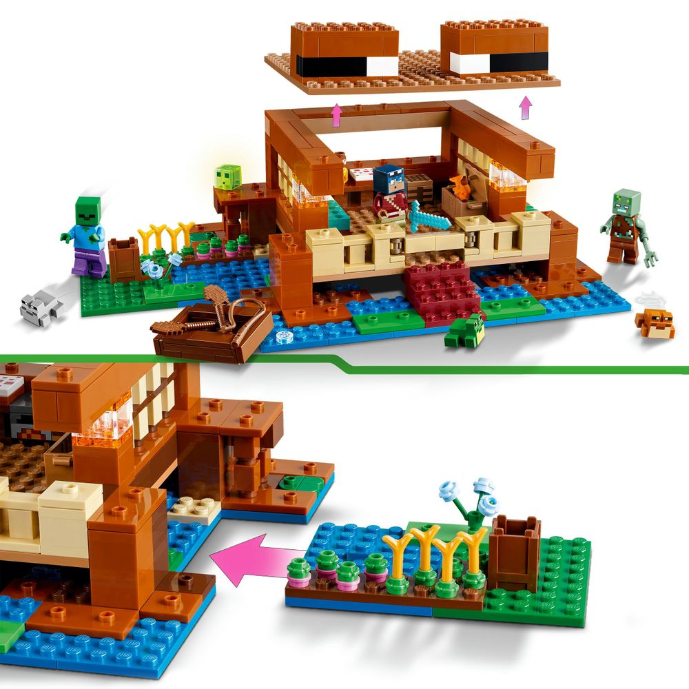 The frog house LEGO 21256