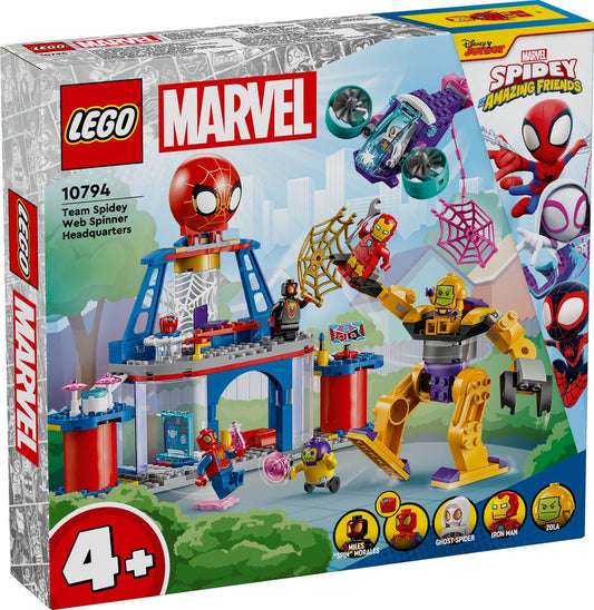 team Spidey webspinner hoofdkwartier LEGO 10794
