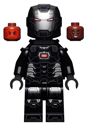 War Machine - Black and Silver Armor with Neck Bracket LEGO sh0646 | Fyrebrick.be