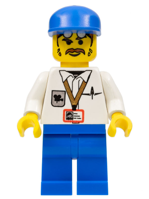 Cameraman, Blue Legs, Blue Cap LEGO stu001