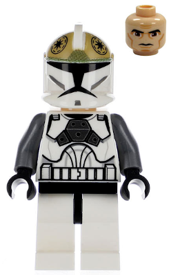 Clone Trooper Gunner (Phase 1) - Large Eyes LEGO sw0221 | Fyrebrick.be