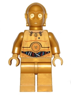 C-3PO - Colorful Wires Pattern LEGO sw0365