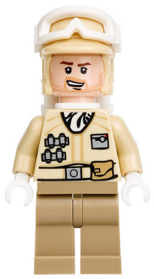Hoth Rebel Trooper Tan Uniform (Stubble) LEGO sw0462 | Fyrebrick.be
