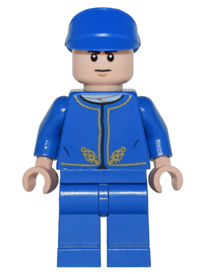 Bespin Guard - Light Nougat Head, Detailed Gold Trim, Furrowed Eyebrows LEGO sw0762 | Fyrebrick.be