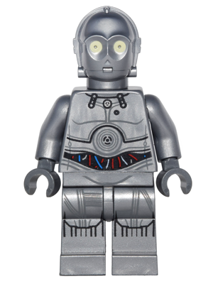 Silver Protocol Droid (U-3PO) LEGO sw0766 | Fyrebrick.be