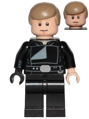 Luke Skywalker (Jedi Master, Endor, Dark Tan Hair, Stern / Smile) LEGO sw0880