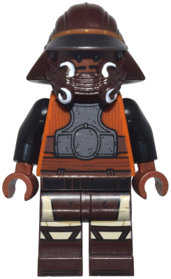 Lando Calrissian - Skiff Guard, Dark Brown Printed Legs LEGO sw1369