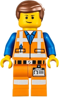 Emmet - Lopsided Closed Mouth Smile LEGO tlm087