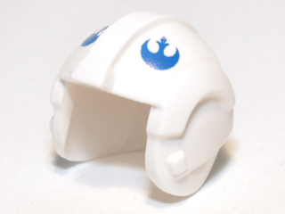 x164px3 | Minifigure, Headgear Helmet SW Rebel Pilot with Blue Rebel Alliance Symbol Pattern | LEGOPART