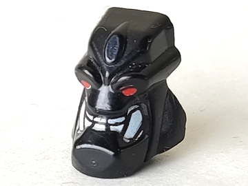 x1814px1 | Minifigure, Head, Modified Bionicle Piraka Reidak with Red Eyes and White Teeth Pattern | LEGOPART