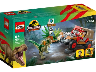 Dilophosaurus hinderlaag LEGO 76958