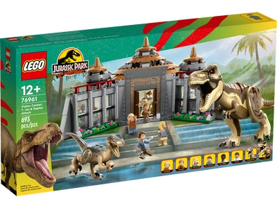 Bezoekerscentrum: T. rex & raptor aanval LEGO 76961