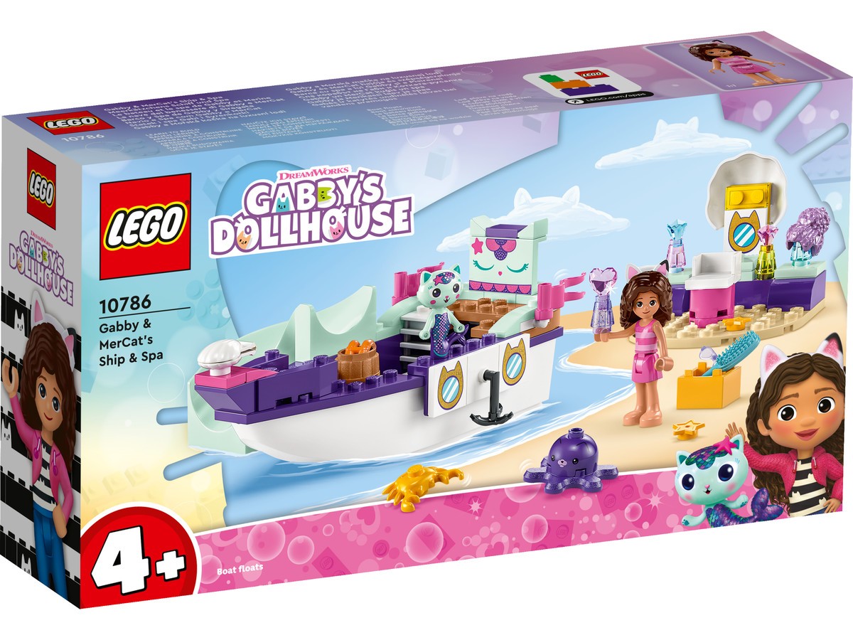 Gabby and Mermaid Cat Lego 10786 Pamper Ship