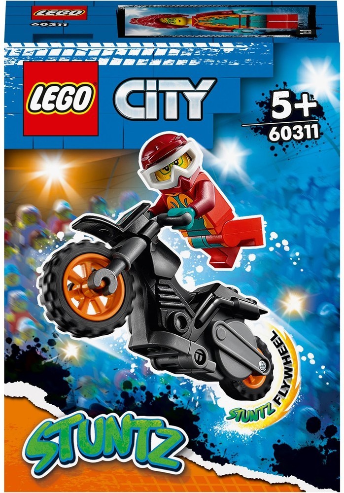 Vuur stuntmotor Lego 60311