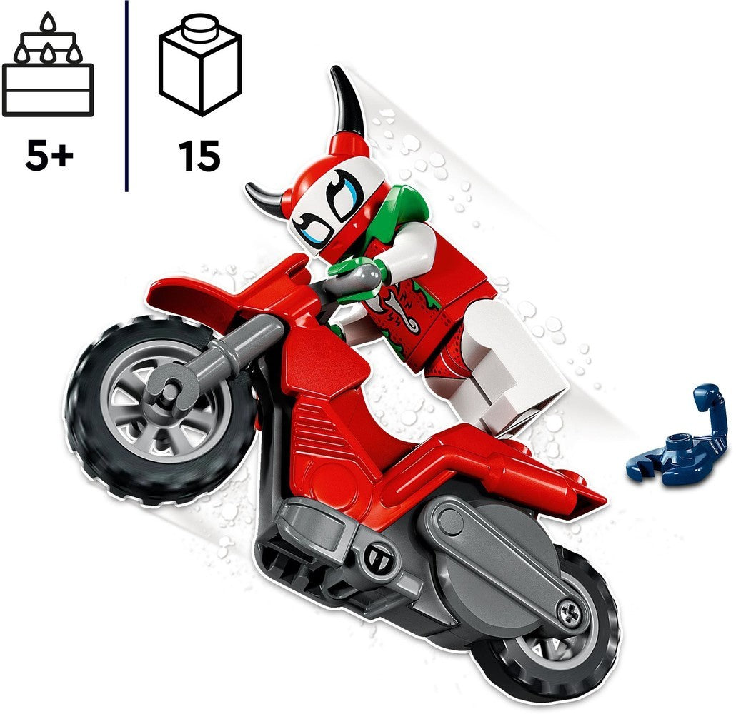 Roekeloze Scorpion stuntmotor Lego 60332