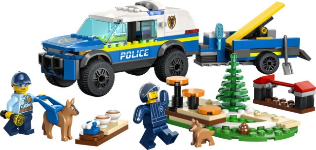 Mobiele training voor politiehonden Lego 60369