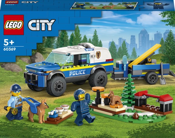 LEGO City Mobiele training voor politiehonden 60369