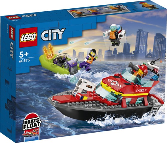 Fire Rescue Boat Lego 60373