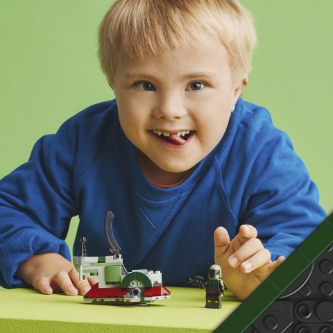 Boba Fett`s sterrenschip Microfighter Lego 75344