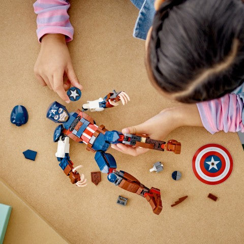 Captain America construction figure Lego 76258